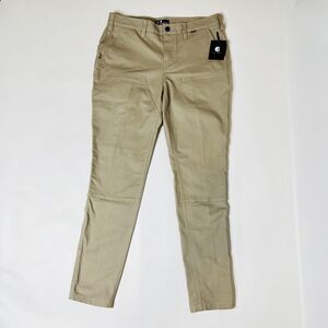 Hurley X Carhartt Skinny B01 Pants Khaki Womens 9 Style BV6868